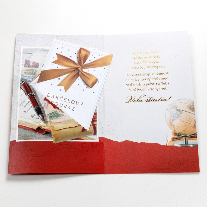 18-6004 Blahoprajná karta k ukončeniu štúdia klopa SK