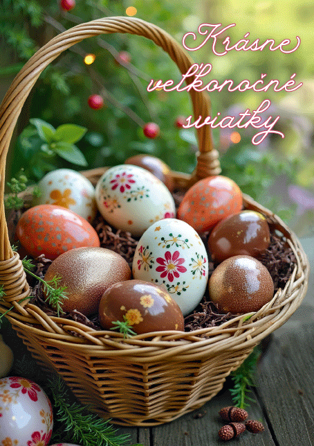 0612-0331s Pohľadnica veľkonočná 3D SK