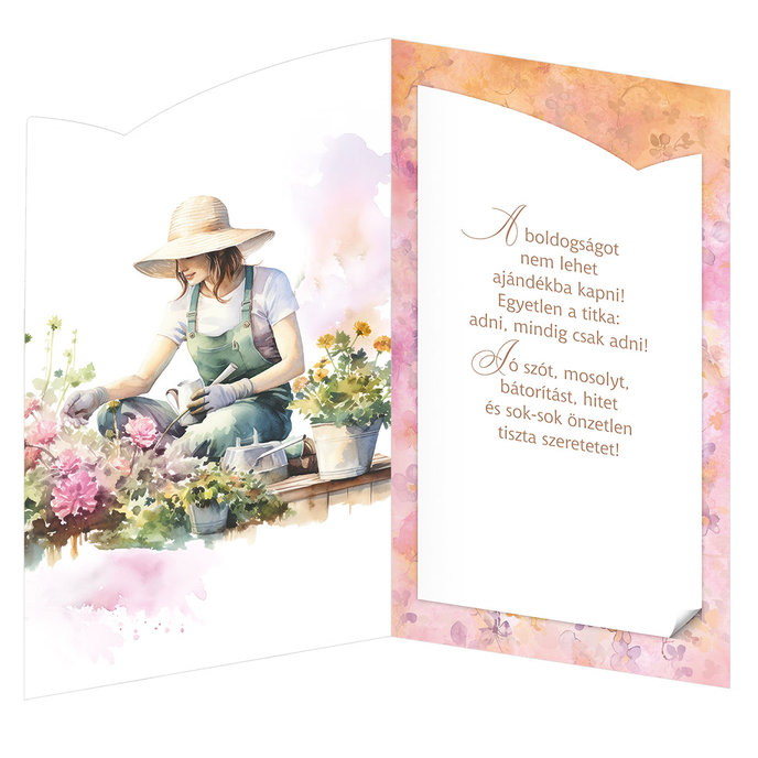 15-6587 Blahoprajná karta gratulačná HU