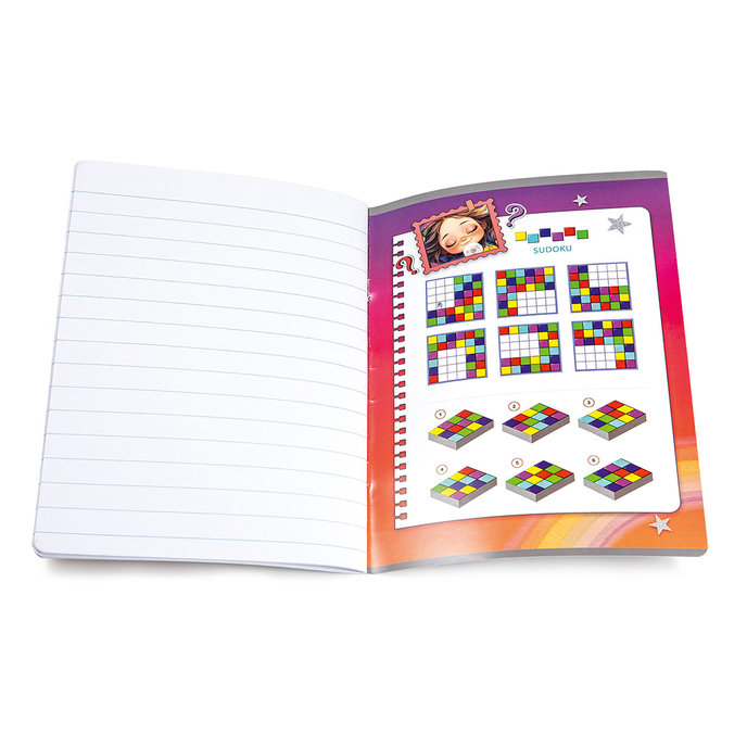 1593-0426 Zošit A5, 20 listov, TYP 523 Rainbow Ella