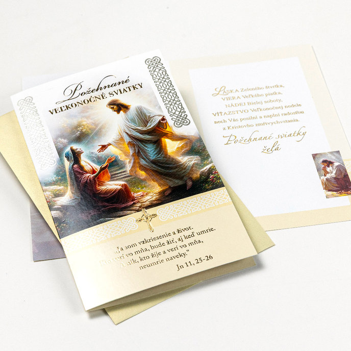 12-6035 Blahoprajná karta veľkonočná SK