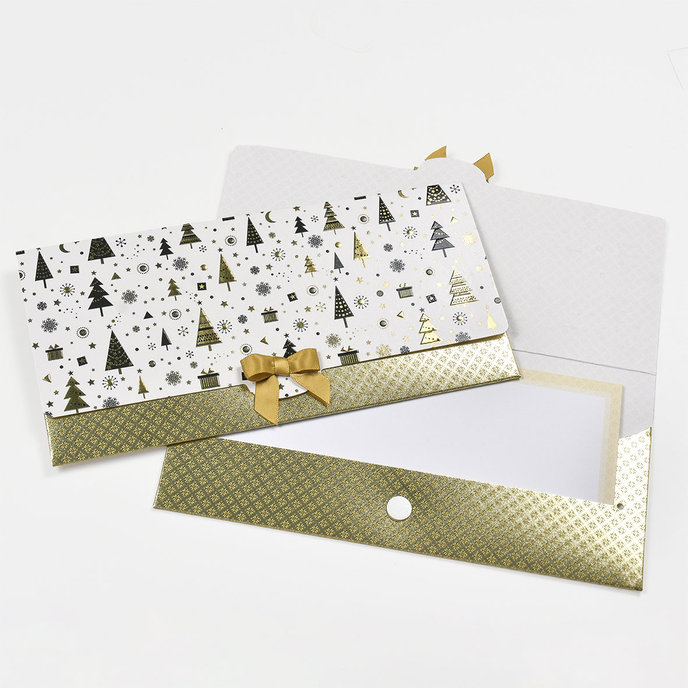 81-6025 Obálka s kartičkou, vianočná