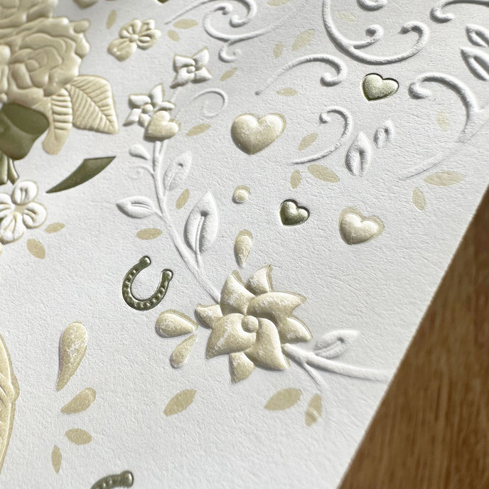 13-433A  Wedding greeting card SK