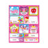 1114-0129 Tear-off block with stickers - 15 sheets, Zsófia