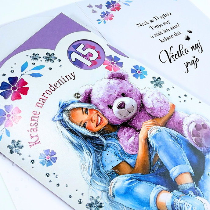 17-6075 Greeting card for children SK