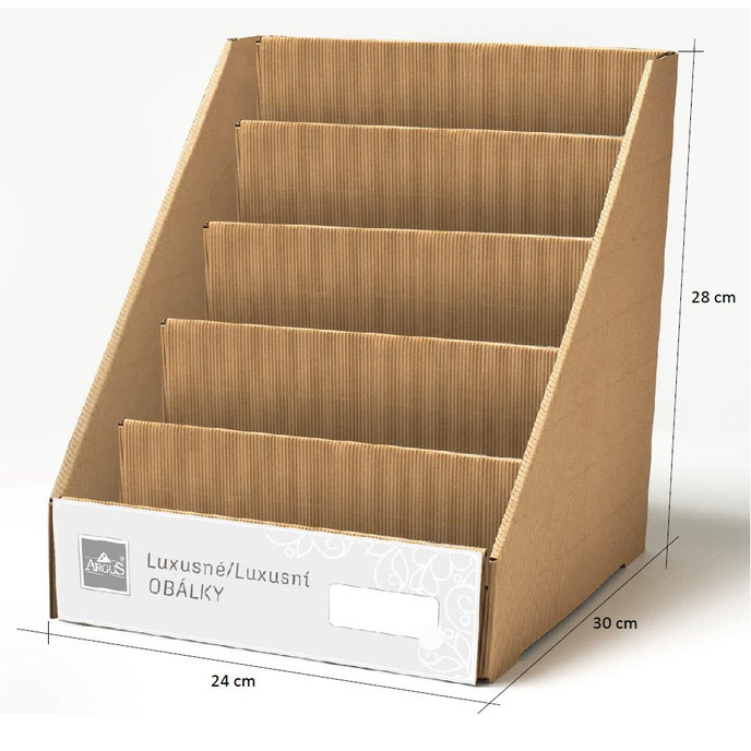 9799-0043 Papierový display na LUX obálky