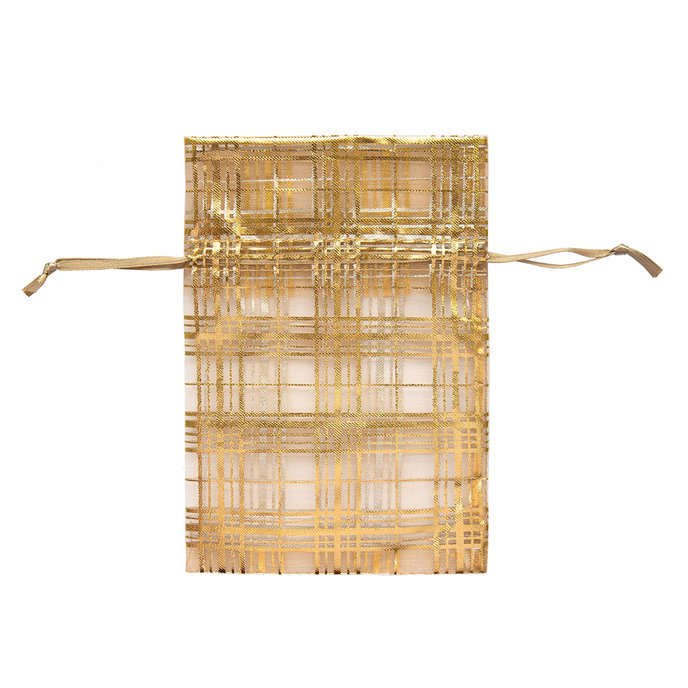 2007-0017 Organza bag with engraving 10x14,5cm