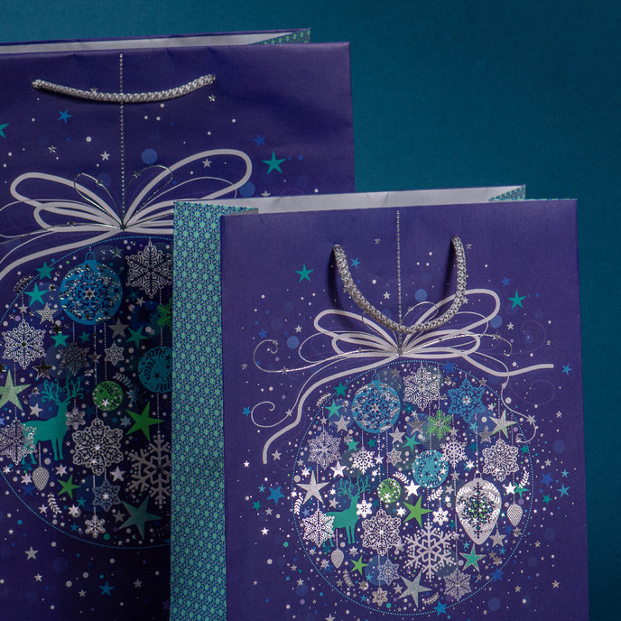 0889-0164 Darčeková taška vianočná LUX