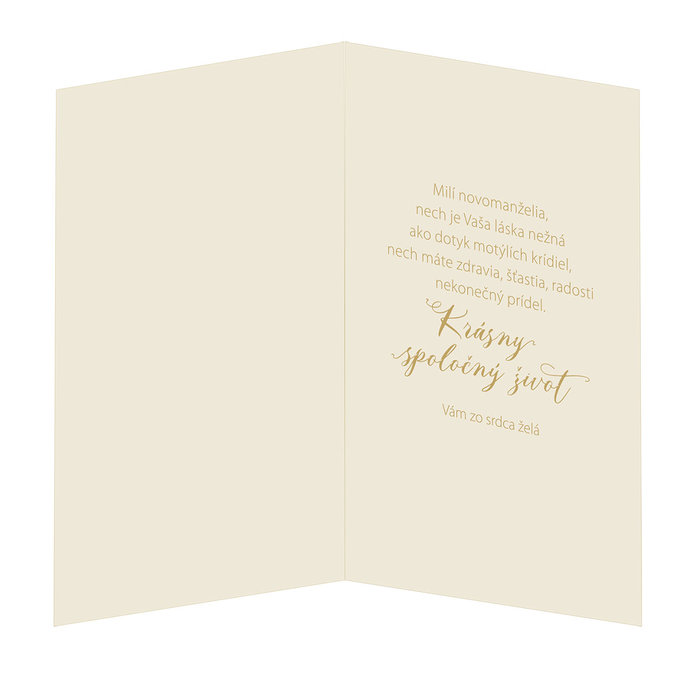 13-431A Blahoprajná karta svadobná SK