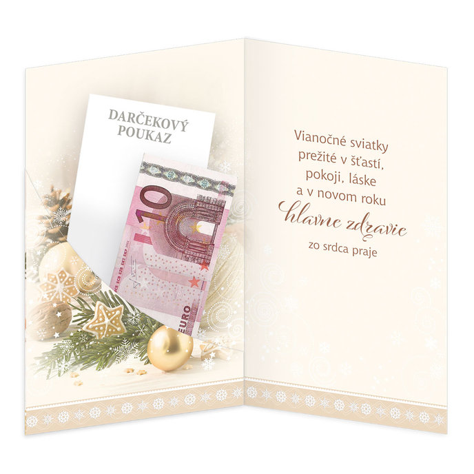 11-6423 Blahoprajná karta vianočná  SK