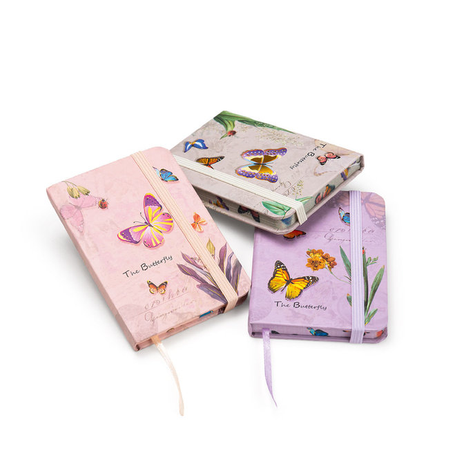 1404-8001 Notebook 7,5x10,5 cm, mix 24 pcs