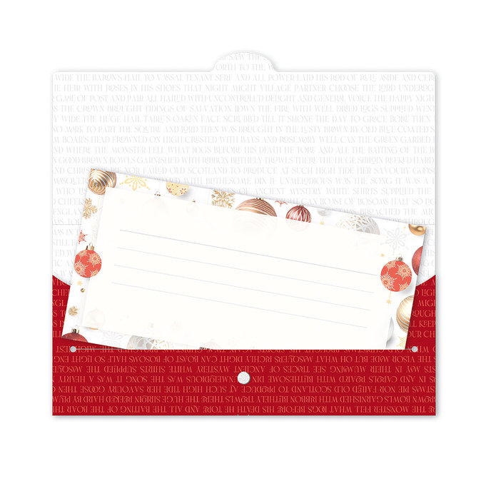 81-6049 Obálka s kartičkou, vianočná