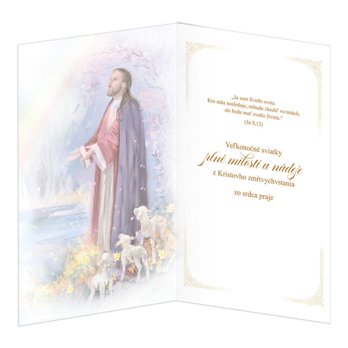 12-6009 Blahoprajná karta veľkonočná  SK