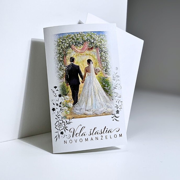 13-6177 Wedding greeting card SK