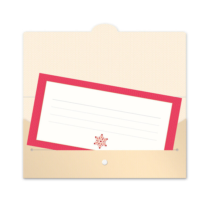 81-6058 Obálka s kartičkou, vianočná
