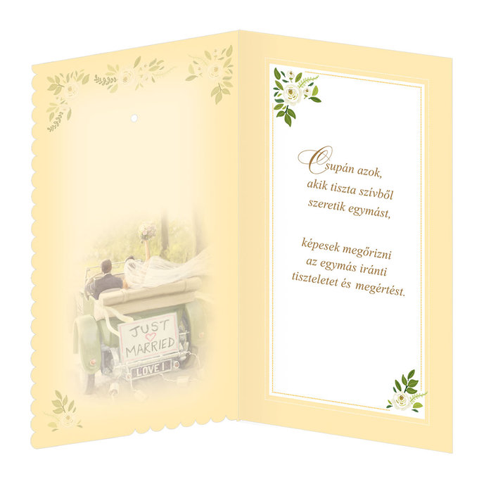 13-6141 Blahoprajná karta svadobná  HU