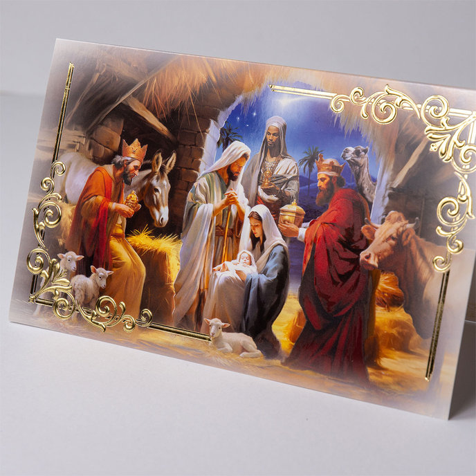 11-6532 Christmas greeting card SK