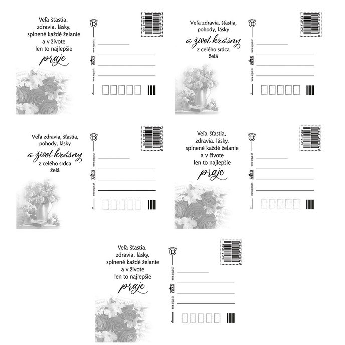 0615-0589s Pohľadnica gratulačná SK