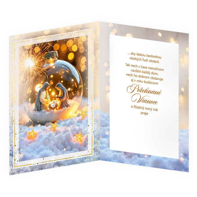 71-5004 Christmas greeting card light SK