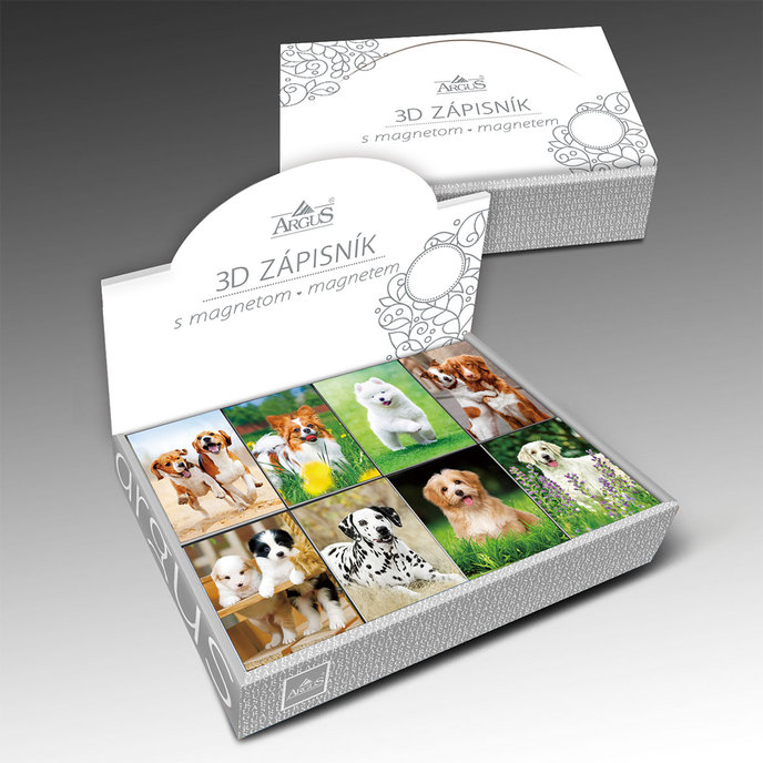 1116-0002 Trhací zápisník s magnetom 3D efekt
