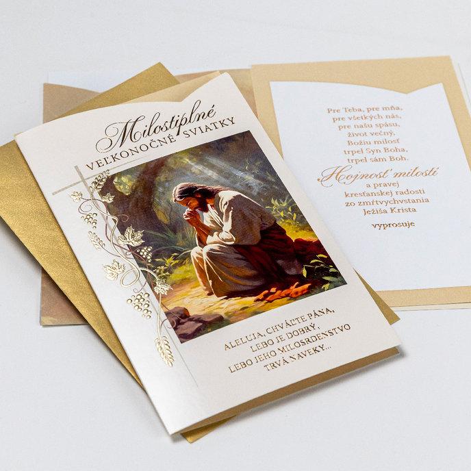 12-6036 Blahoprajná karta veľkonočná SK