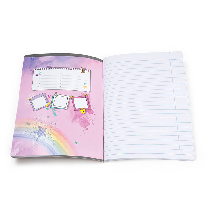 1592-0426 Zošit A5, 40 listov, TYP 544 Rainbow Ella