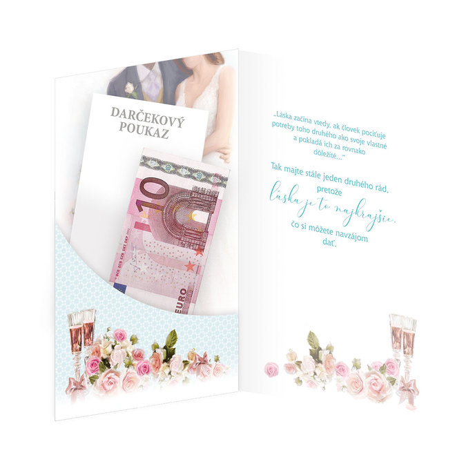 13-6127 Blahoprajná karta svadobná  SK