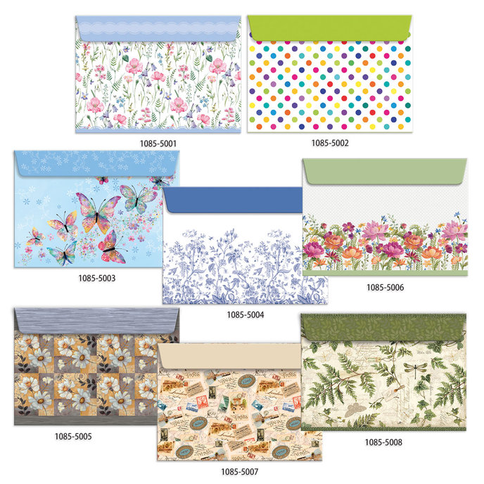 1085-C001 Obálka C5 s potlačou, mix 120ks