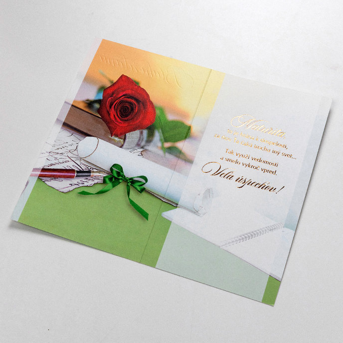 18-6009 Blahoprajná karta k ukončeniu štúdia SK/Maturita