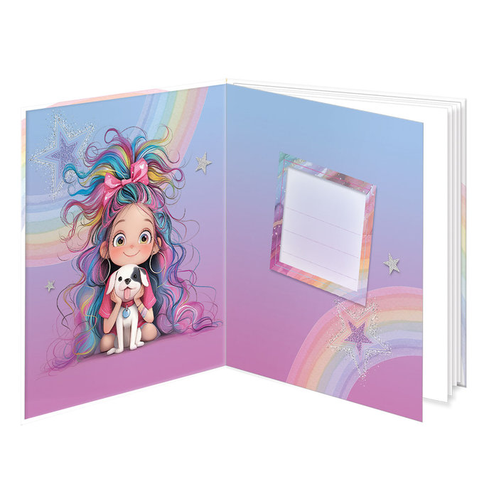1431-0426 Pamätník 12,5x14,5cm Rainbow Ella