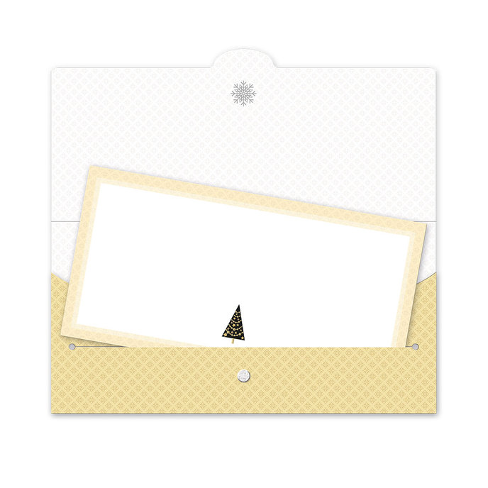 81-6025 Obálka s kartičkou, vianočná