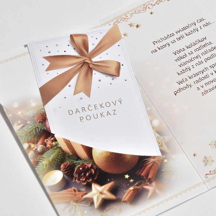 11-6553 Christmas greeting card card with leap SK