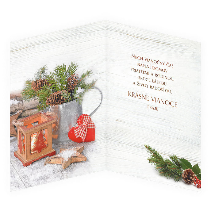 71-9010 Christmas greeting card 3D SK
