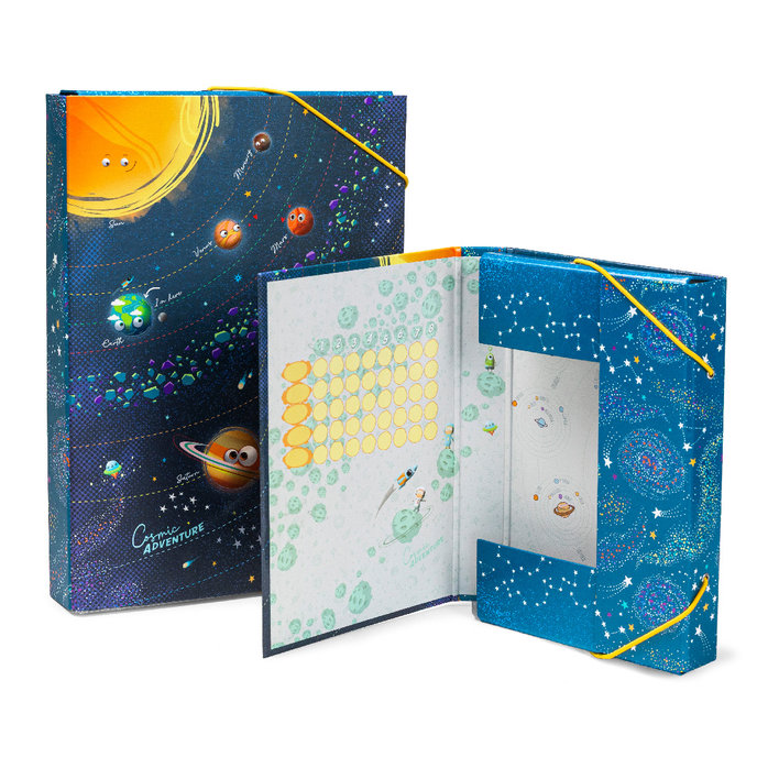 1231-0428 Box na zošity A4 Cosmic adventure