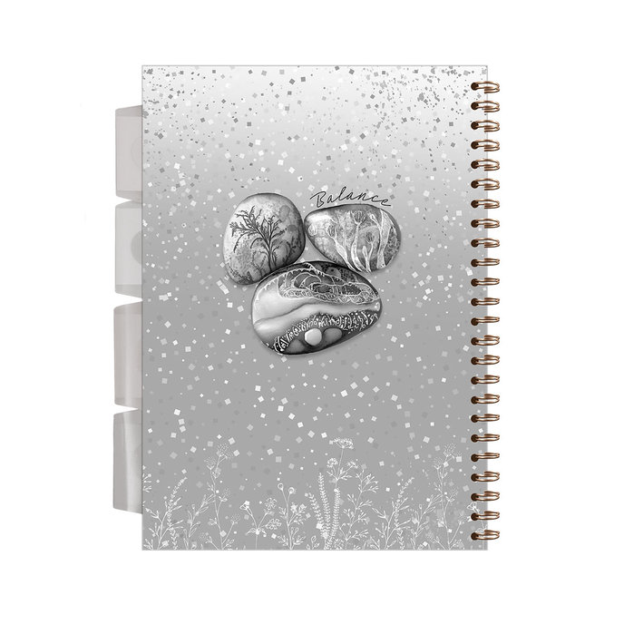 1546-0430 Špirálový zošit A5 s rozraďovačom Balance