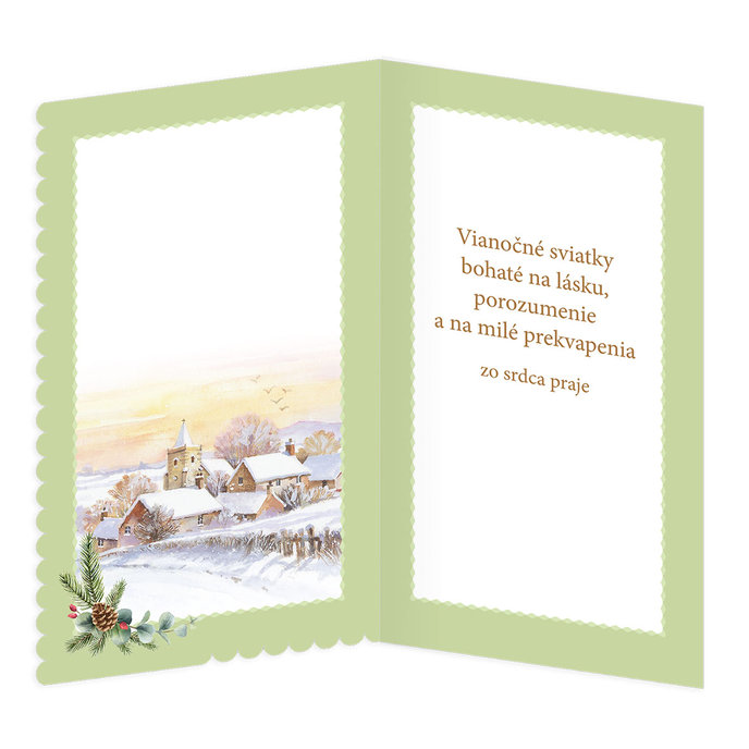 11-6507 Christmas greeting card SK