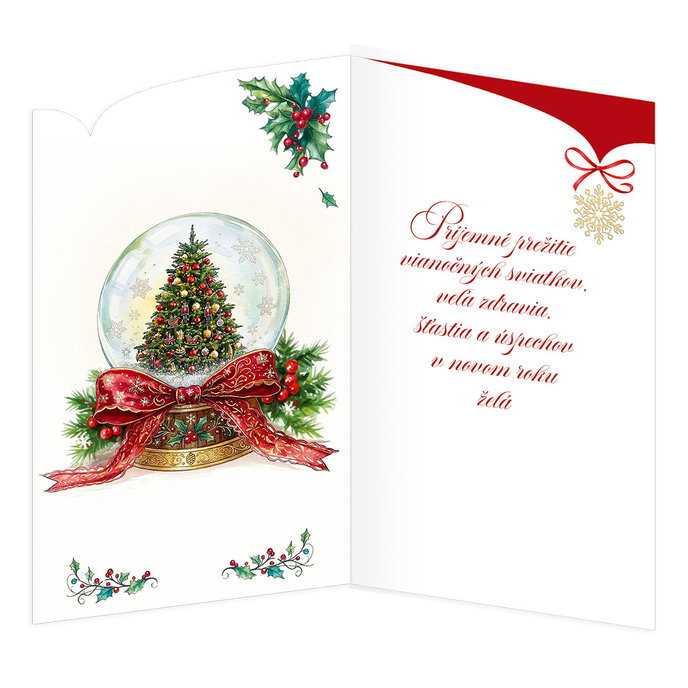 11-6606 Christmas greeting card SK