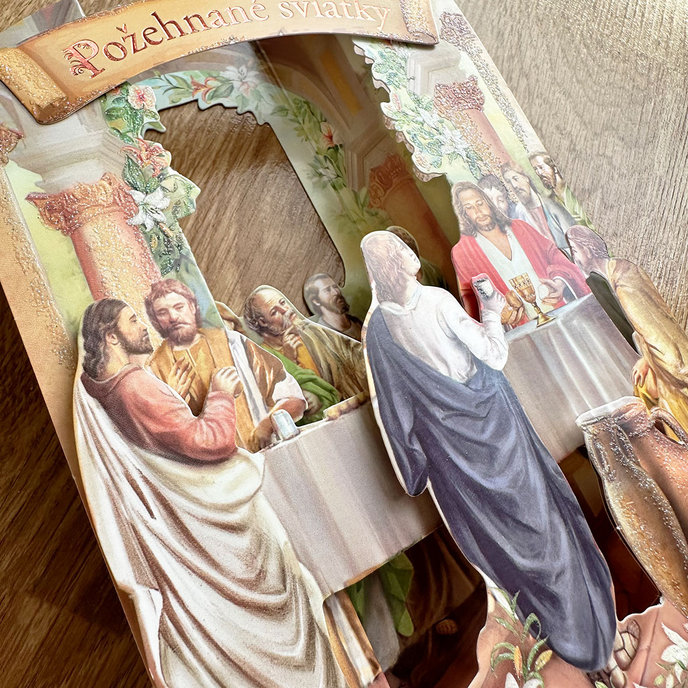 72-600 Easter greeting card 3D SK