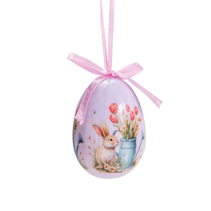 2346-0008 Easter decoration - Easter eggs, h. 75 mm, pkg. 4 pcs