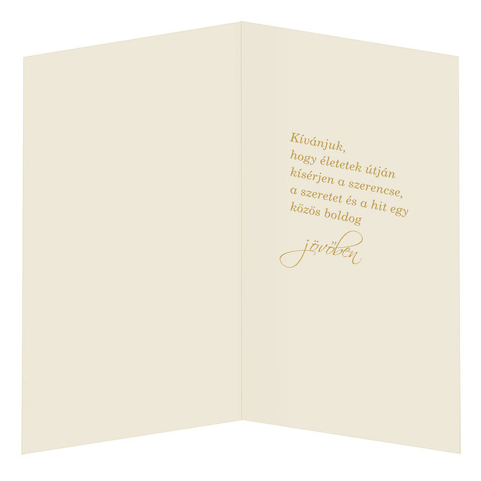 13-432A Blahoprajná karta svadobná HU