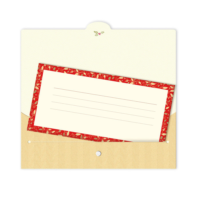 81-6031 Obálka s kartičkou, vianočná