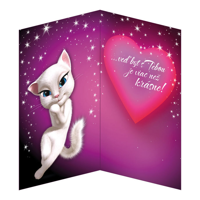 10-628 Blahoprajná karta valentínska