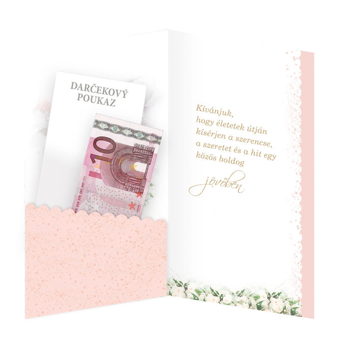 13-6129 Blahoprajná karta svadobná  HU