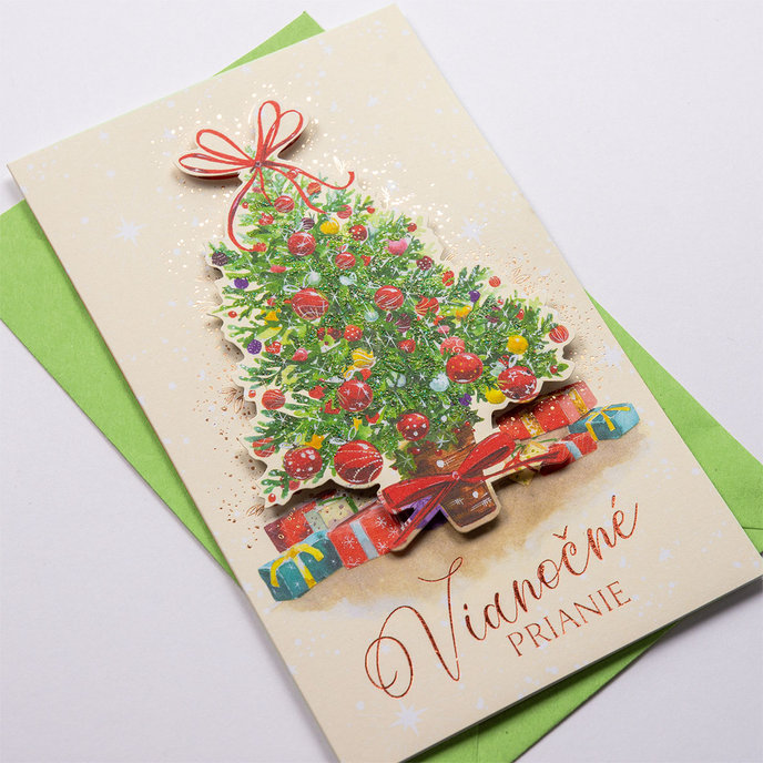 11-6512 Christmas greeting card SK