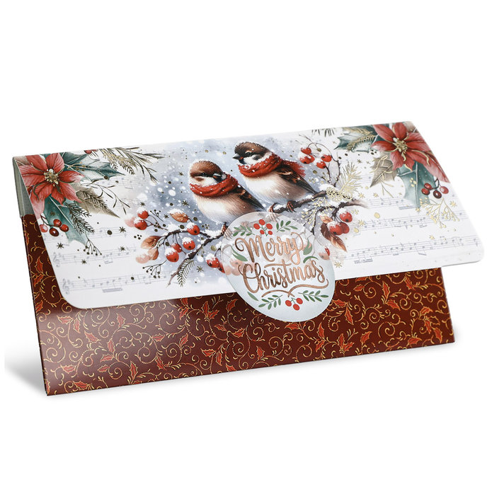 81-7004 Christmas envelope with music