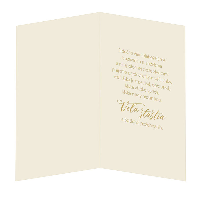 13-430B Blahoprajná karta svadobná SK