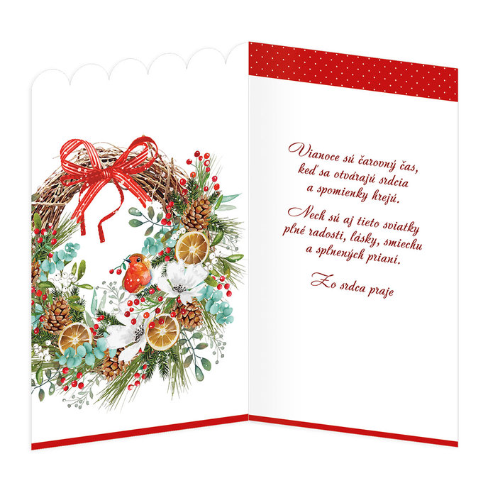 11-6517 Christmas greeting card SK