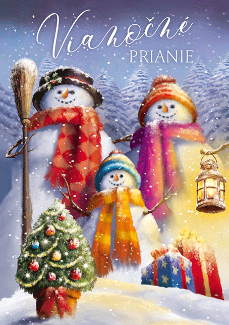 0611-0328s Pohľadnica vianočná 3D SK