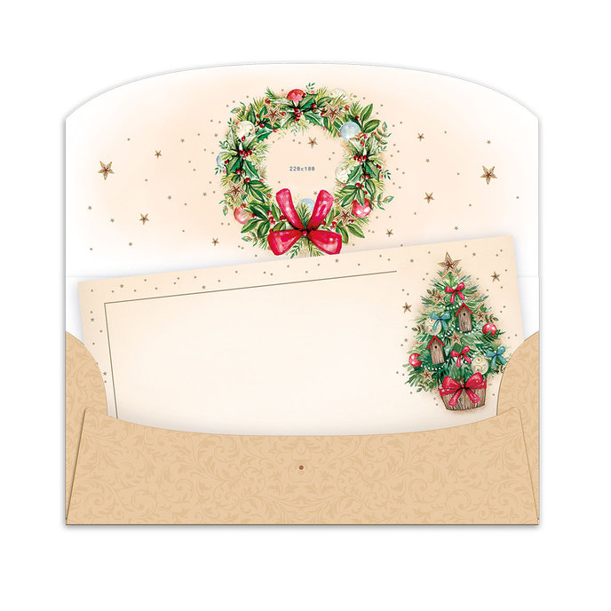 91-6001 Obálka na voucher, vianočná