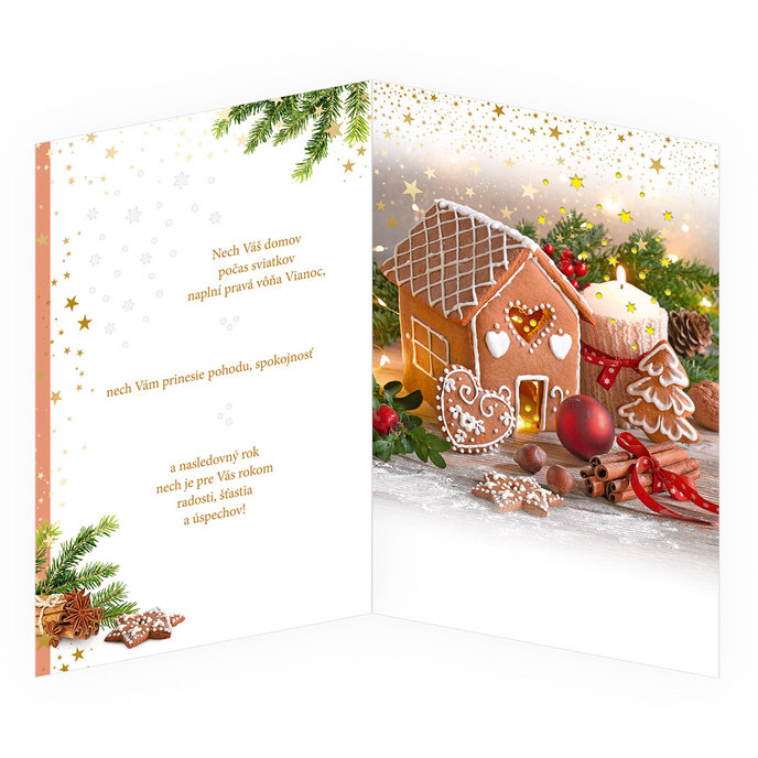 71-8023 Christmas greeting card music SK
